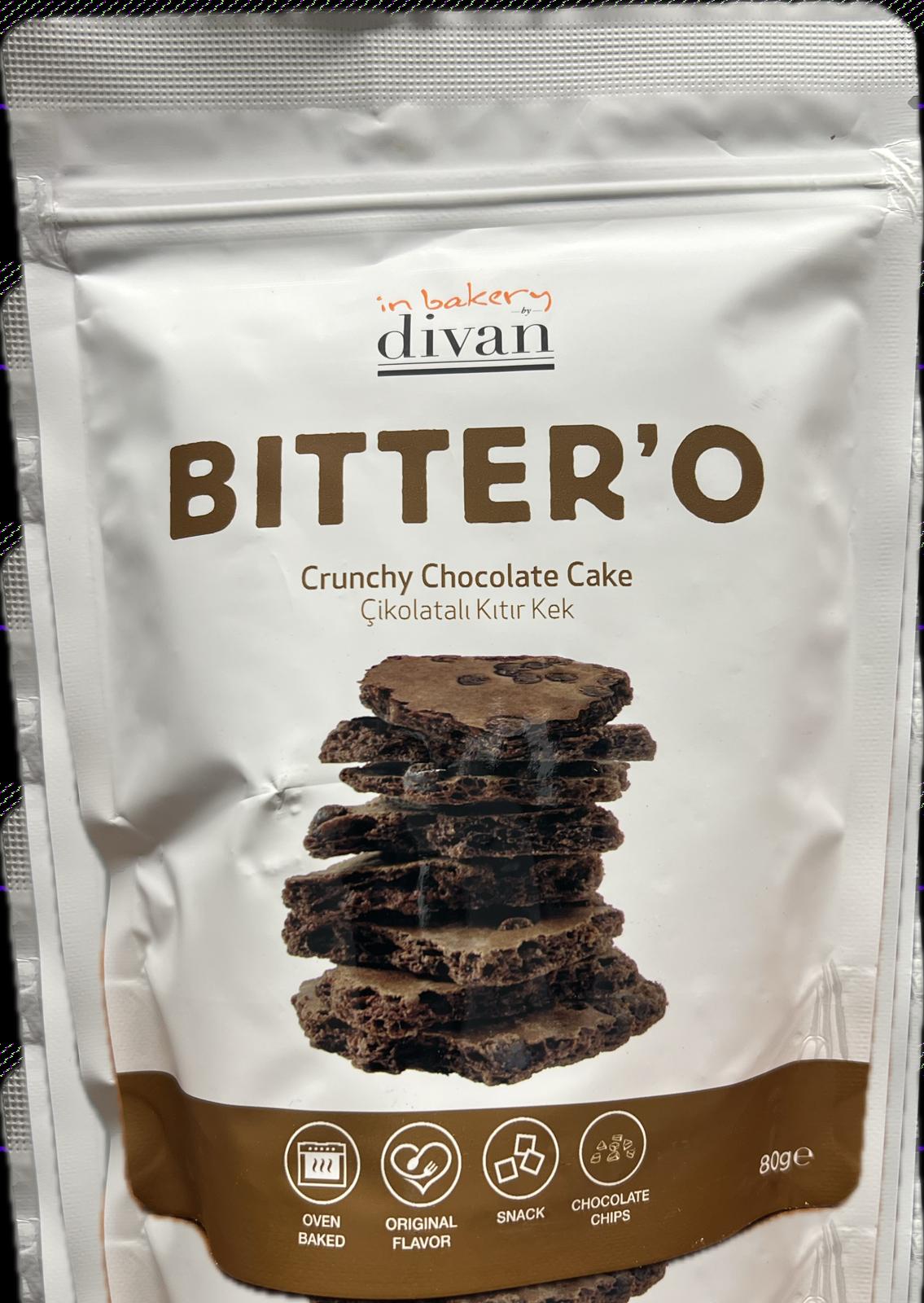 Divan Bakery, Bitter'o Brownie Brittle, Doypack, 2.8oz (80g) x 15pcs - 7006833