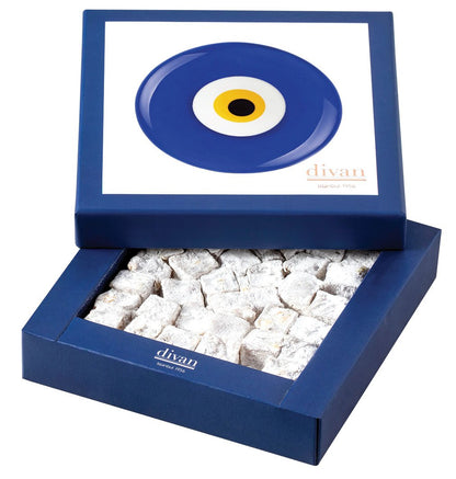 Divan Loqum, Pistachios, Design Collection, Evil Eye, Box, 8.8oz (250g) x 12pcs - 7007128