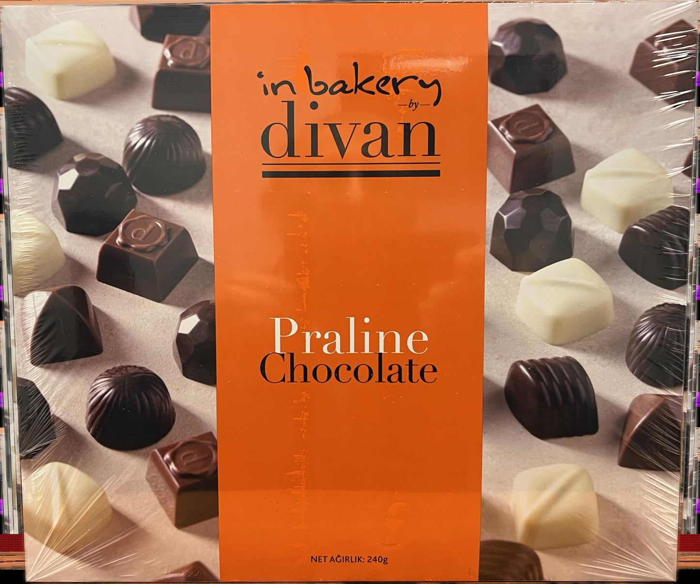 Divan Pralin, Milk and White, Chocolate Box, 8.4oz (240g) x 12pcs - 7015153