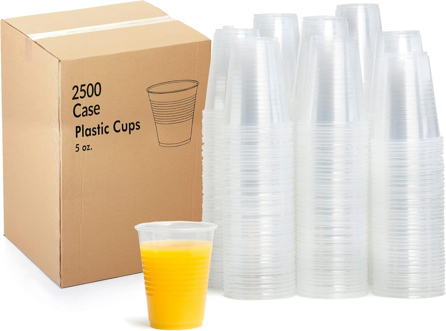 5oz Water Cup - Clear - 2,500pcs/box