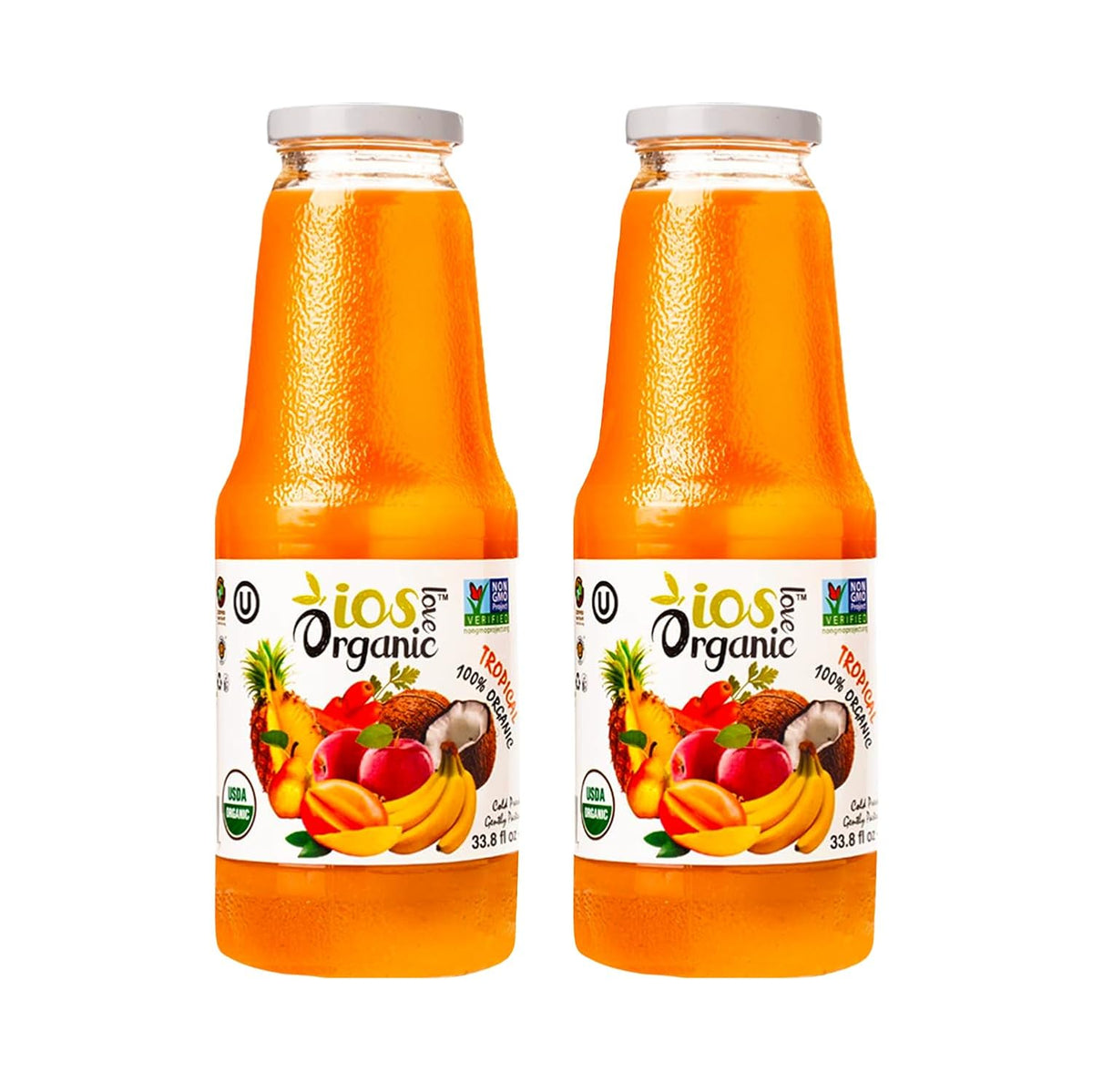 IOS Organic Tropical Juice 33.8 fl oz X 6