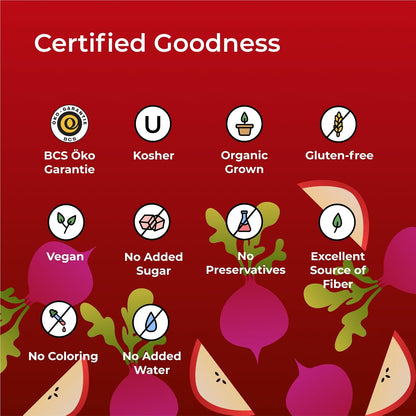 IOS Organic Red Juice 33.8 fl oz X 6