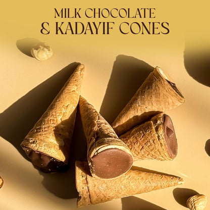 Beemax Dubai Style Chocolate Cones 4.24 oz (120g) X 12
