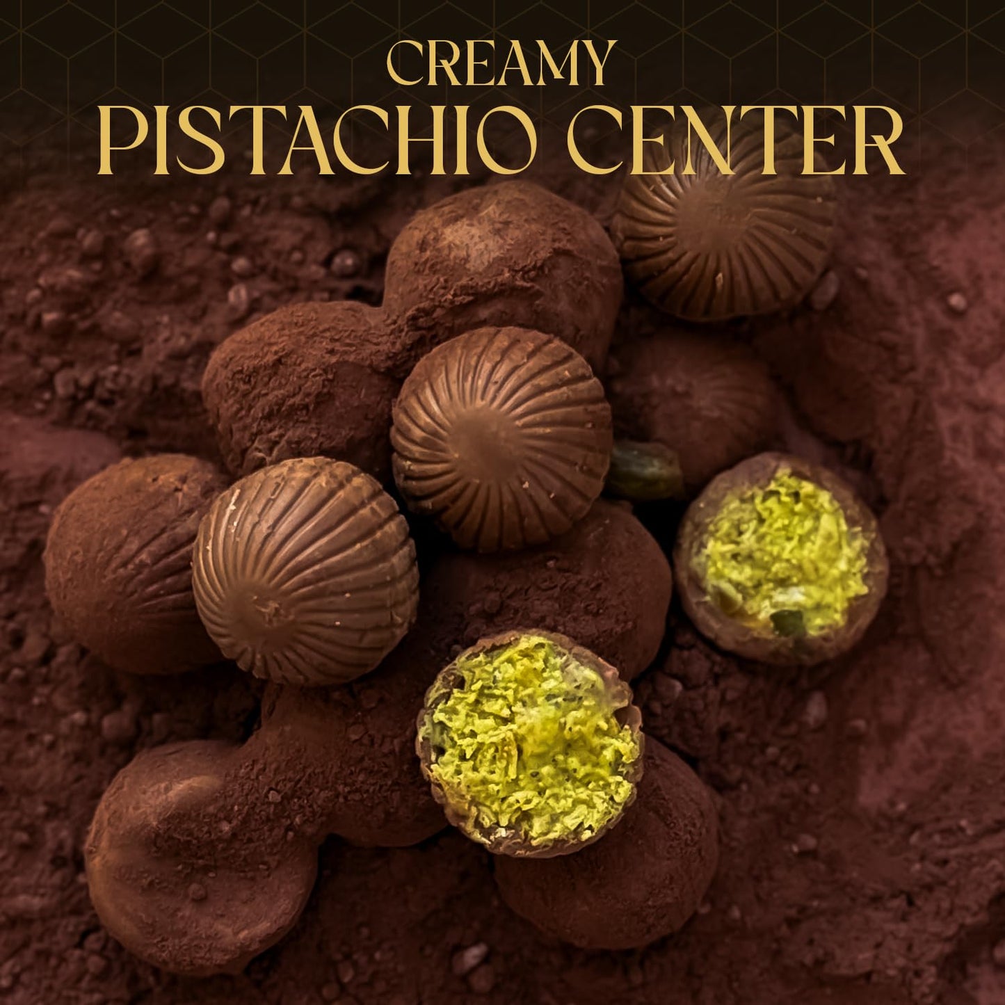 Beemax Dubai Chocolate Truffles 4.24 OZ (120g) X 12