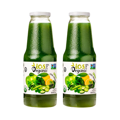 IOS Organic Green Juice 33.8 fl oz X 6