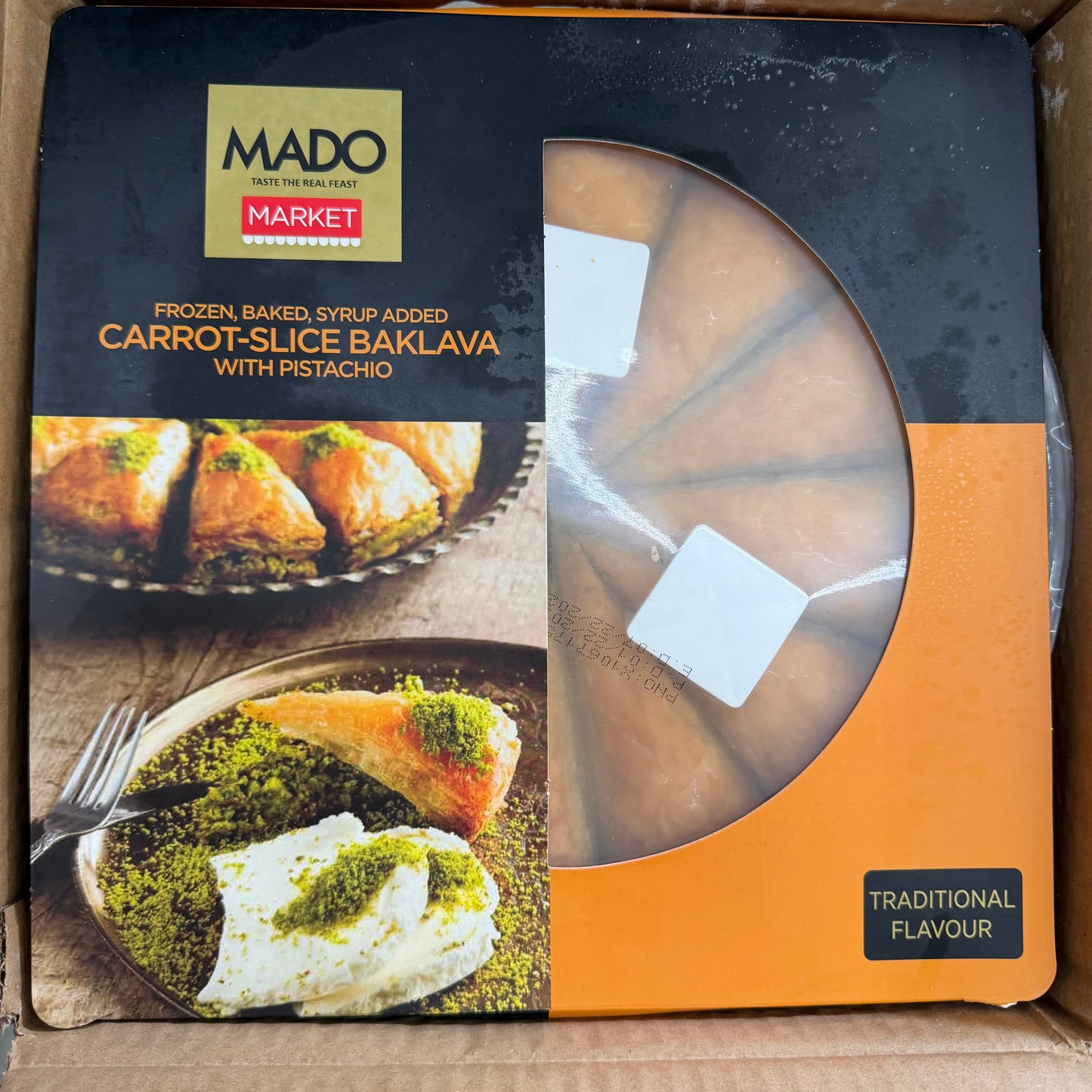 Mado Carrot Sliced Baklava 5 x 1.2kg