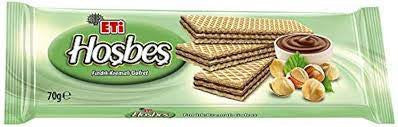 ETI Hosbes Hazelnut/Findik Cream Wafer 70g 1cs/12pcs
