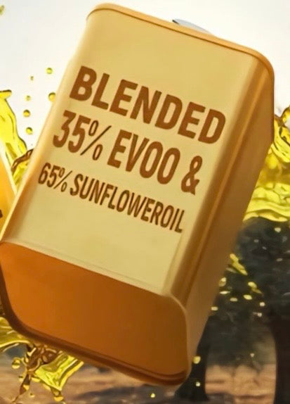 Blend Oil 35%EVOO&%65 Sunflower oil 18 L.