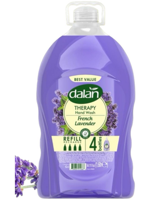DALAN LIQUID SOAP - FRENCH LAVENDER 54.11 OZ (1.6LT) X 10PCS - DNL1601