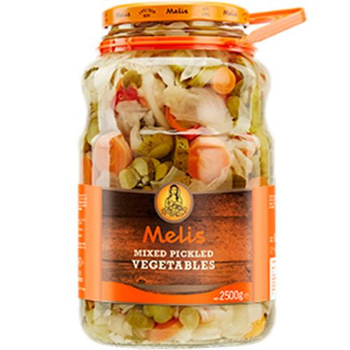 K - MELIS MIXED PICKLED VEGETABLES 2650 ML ( 89.6 FL OZ) X 3/CS - MLS981