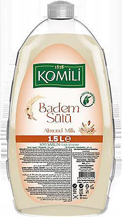 K4 KOMILI Liquid Soap Almond Milk Economic 1500ml 1cs/4pcs