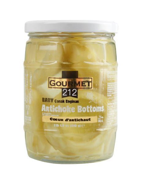 Gurme212 Artichoke Bottoms 12x1lb 1.9oz Jar - MM00704