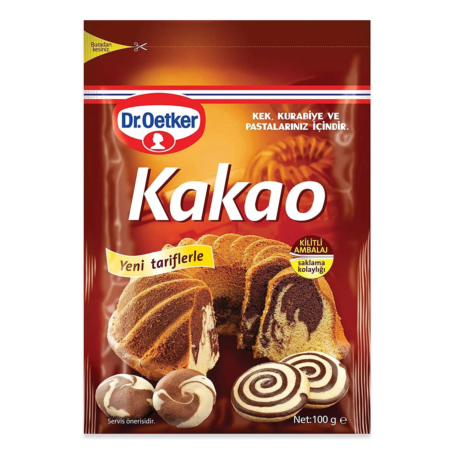 O1 DR.OETKER Cocoa 100g 1cs/24pcs