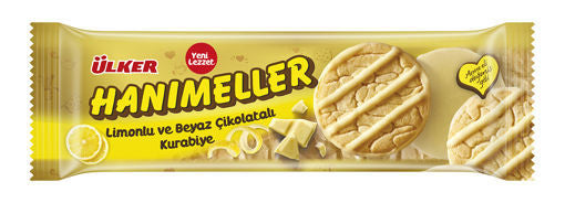 Ulker Hanimeller Lemon White Chocolate Cookies 138g 1cs/9pcs