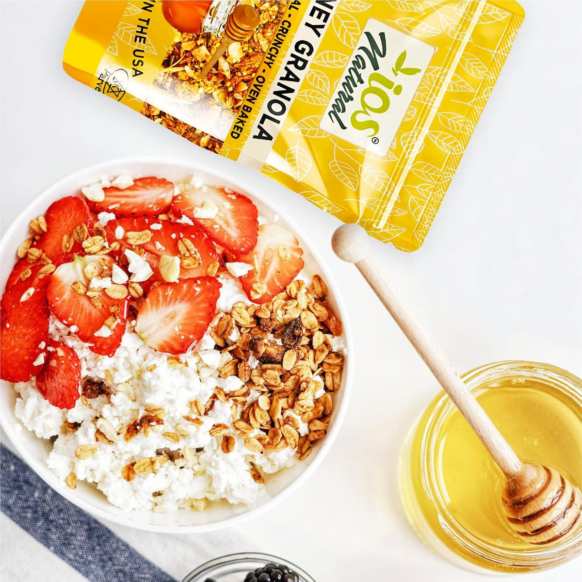 IOS Natural Honey Granola Cereals 12oz X 12