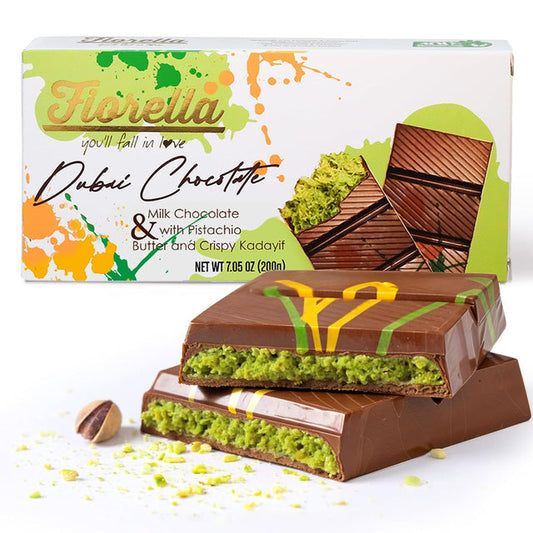 Fiorella Dubai Chocolate Bar, Pistachios - Kataifi 200g - 1100016265