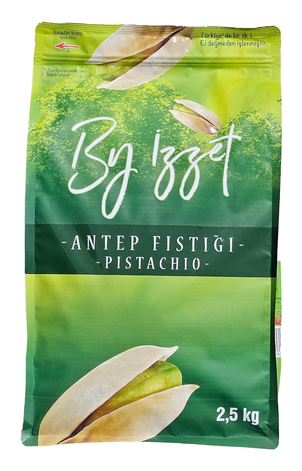 ANTEP PSTACHIO ROASTED AND SALTED (120-125 pcs/100gr) 5,50 lbs (2,5kg) x 4 || CS/22 lbs (10kg) - APS219