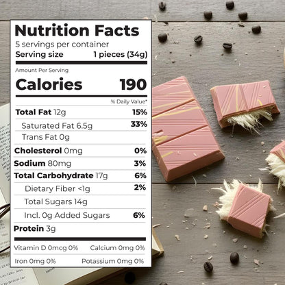 Beemax Raspberry Angel Hair Dubai Chocolate Bar 6 oz (170g) C2001