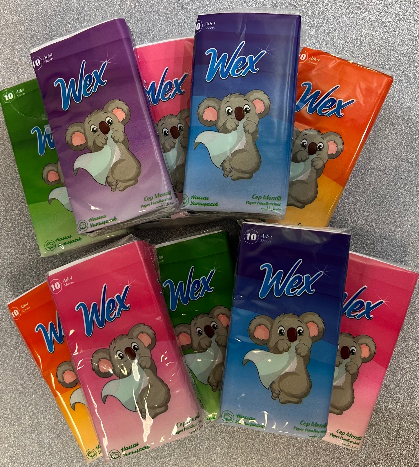 Wex Pocket Tissue 20 x (10 Pcs), 3.84kg(8.5lbs)/1pcs - CB8004