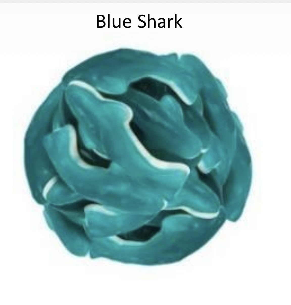 YAY FUN Bulk Gummy Blue Shark 5lbs. X 4Pcs DBG-004