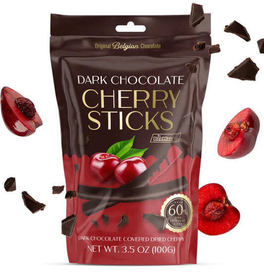BeeMax Dark Chocolate CHERRY Sticks 3.5oz F1010
