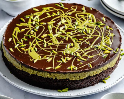 Lezza Dubai Chocolate Cake 10" 12 Slice 1x4 - 902101
