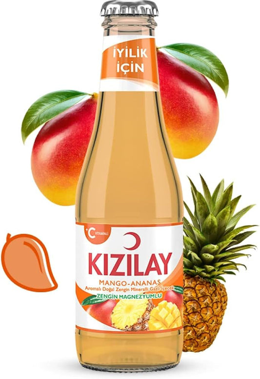 SOD03 KIZILAY Mineral Water Mango Pineapple 200ml  1cs/24pcs