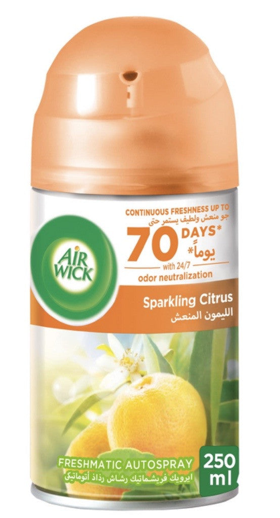 Air Wick 250 ML Spray Refill 12/CS || SPARKLING CITRUS - AW14