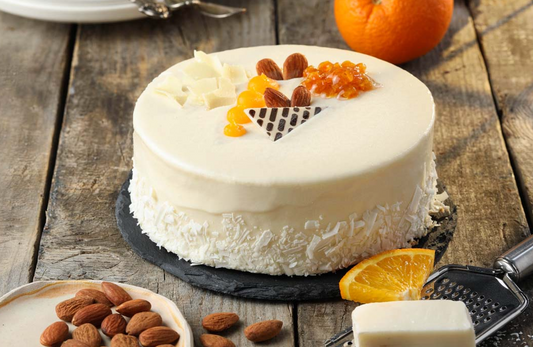 L'Amour de Paris Orange Almond Cake 7" 1.75lb/600g 1X6 - 900807