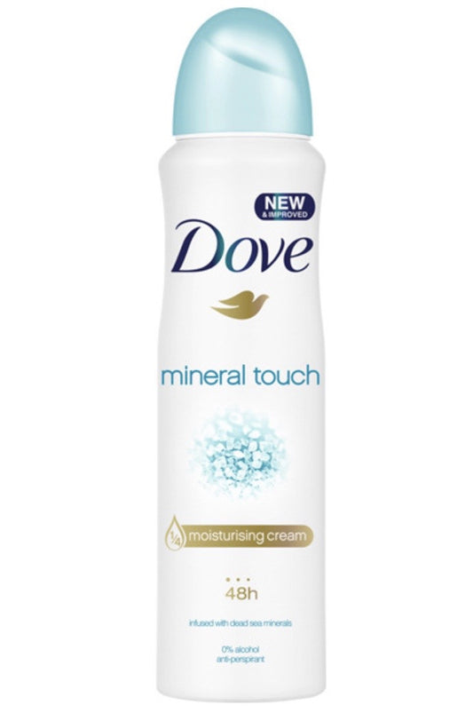 Dove Body Spray Mineral Touch (12*150ml) - OVD21