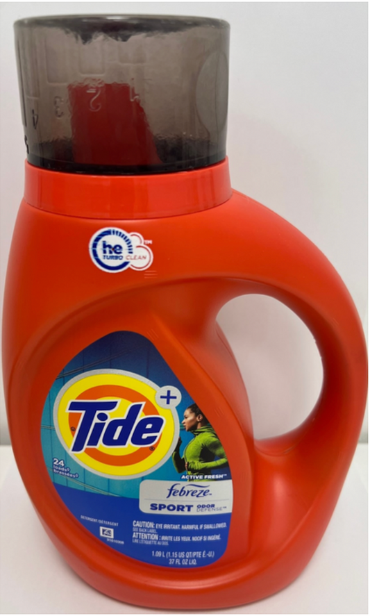 TIDE || LIQUID FEBREZE SPORT || 37 OZ 6/CS - TDL13