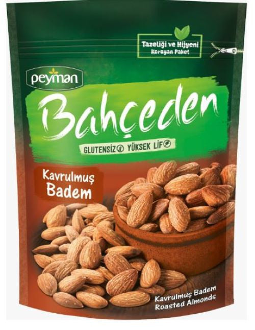 Peyman Bahceden Roasted Almonds 150gr X 12 $3.05 - PYM038