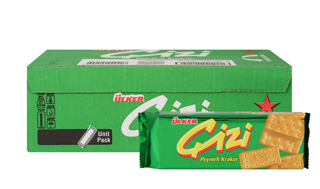 Ulker Cizi Plain Crackers 2.47‚ÄØoz (70‚ÄØg) x 24 pcs