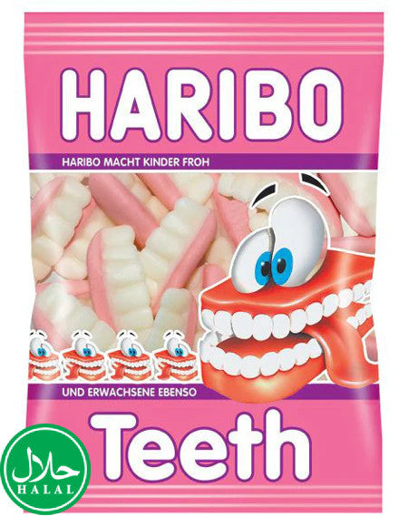 HARIBO Gummy Teeth 80g  1cs/24pcs