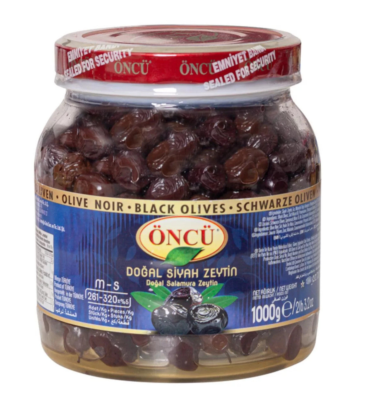 ONCU Black Olives M-S 1000g 1cs/6pcs