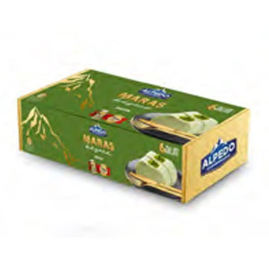 Alpedo, Ice Cream Slice, Pistachio, 600gr, 6 slices x 8 - AK43