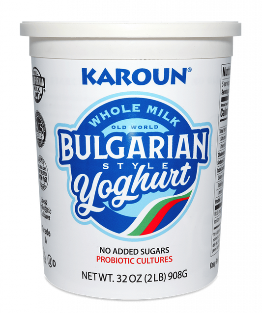 Y KAROUN Bulgarian Style Whole Milk Yogurt 2lb 1/6pcs