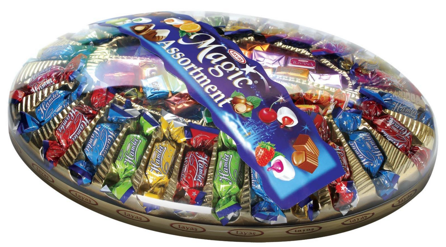 Bonart Chocolate Magic Assortment Elips 24.8 oz (709 g)  x 6pcs - BNT01
