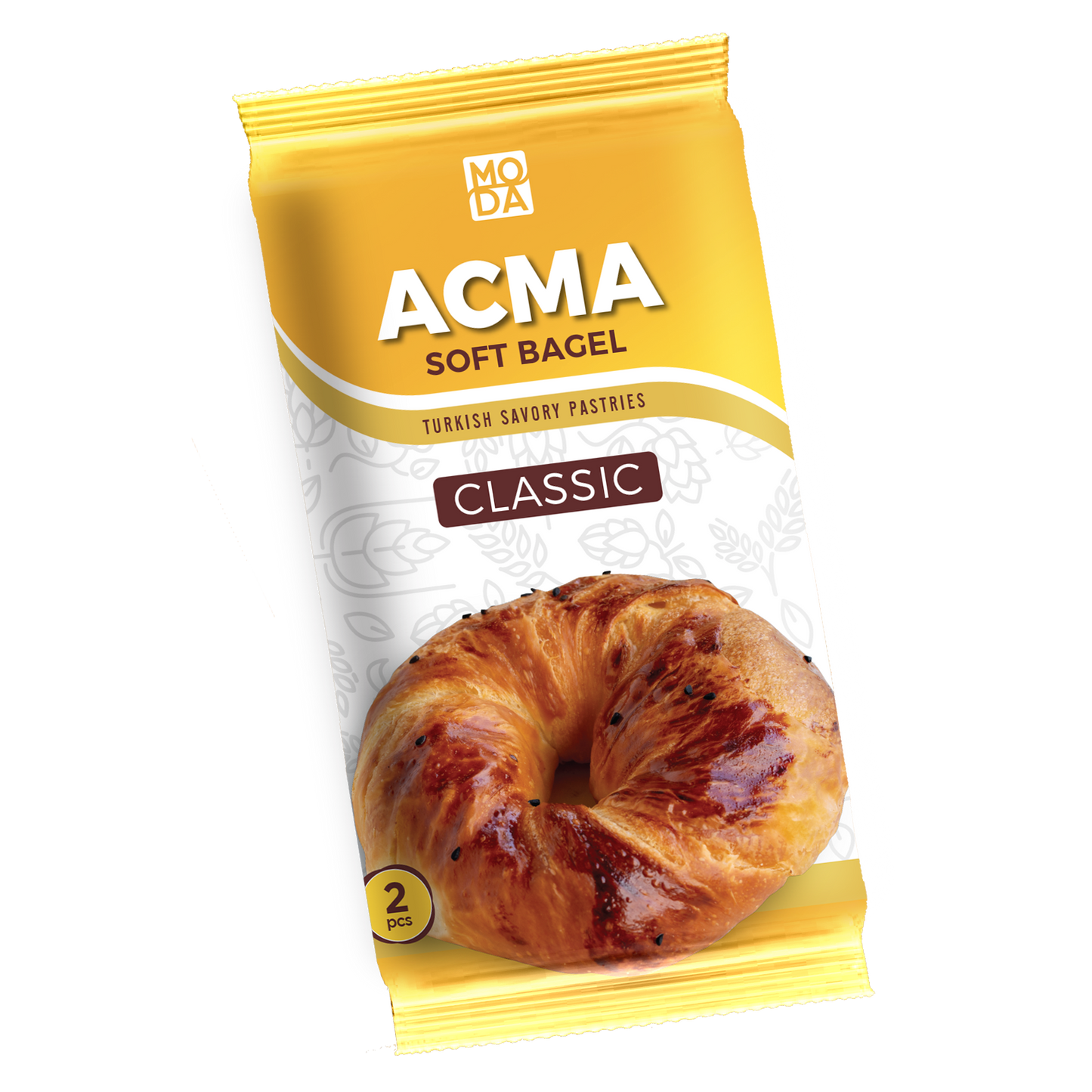 Moda Acma, Soft Bagel, Classic, 4oz (112g) x 2pcs x 15pack - 102606