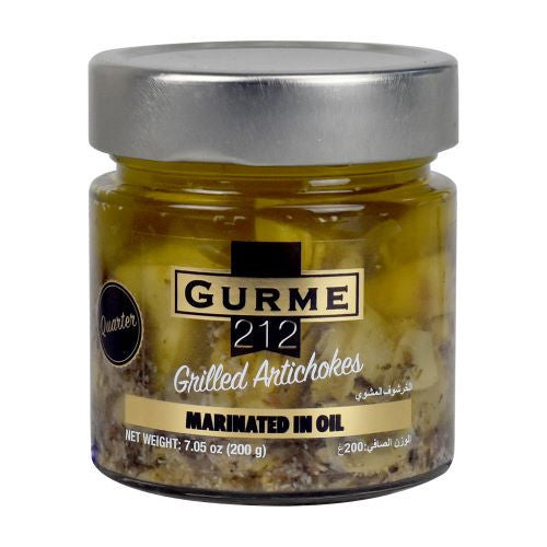 GURME212 CHARGRILLED MARINATED ARTICHOKE QUARTERS 7OZ 12/CS - GUR2073