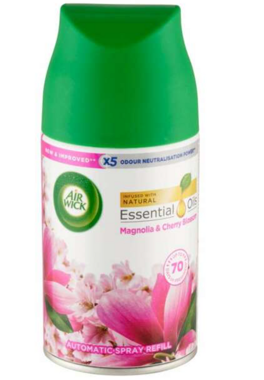 Air Wick 250 ML Spray Refill X 12pcs || MAGNOLIA & CHERRY BLOSSOM - AW24