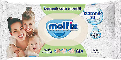 MOLFIX Baby Wipes Izotonik - Islak Mendil 60pc 1cs/18pcs