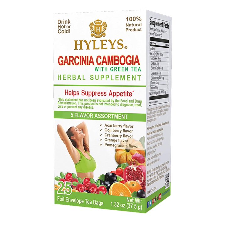 HYLEYS GARCINIA CAMBOGIA 5 FLAVOR ASSORTMENT 1.32oz X 25pc X 12/CS - HY37