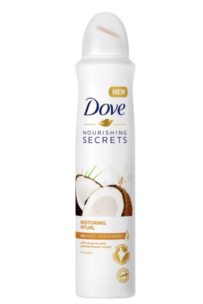 Dove Body Spray 12x150ml || COCONUT & JASMINE FLOWER - OVD34