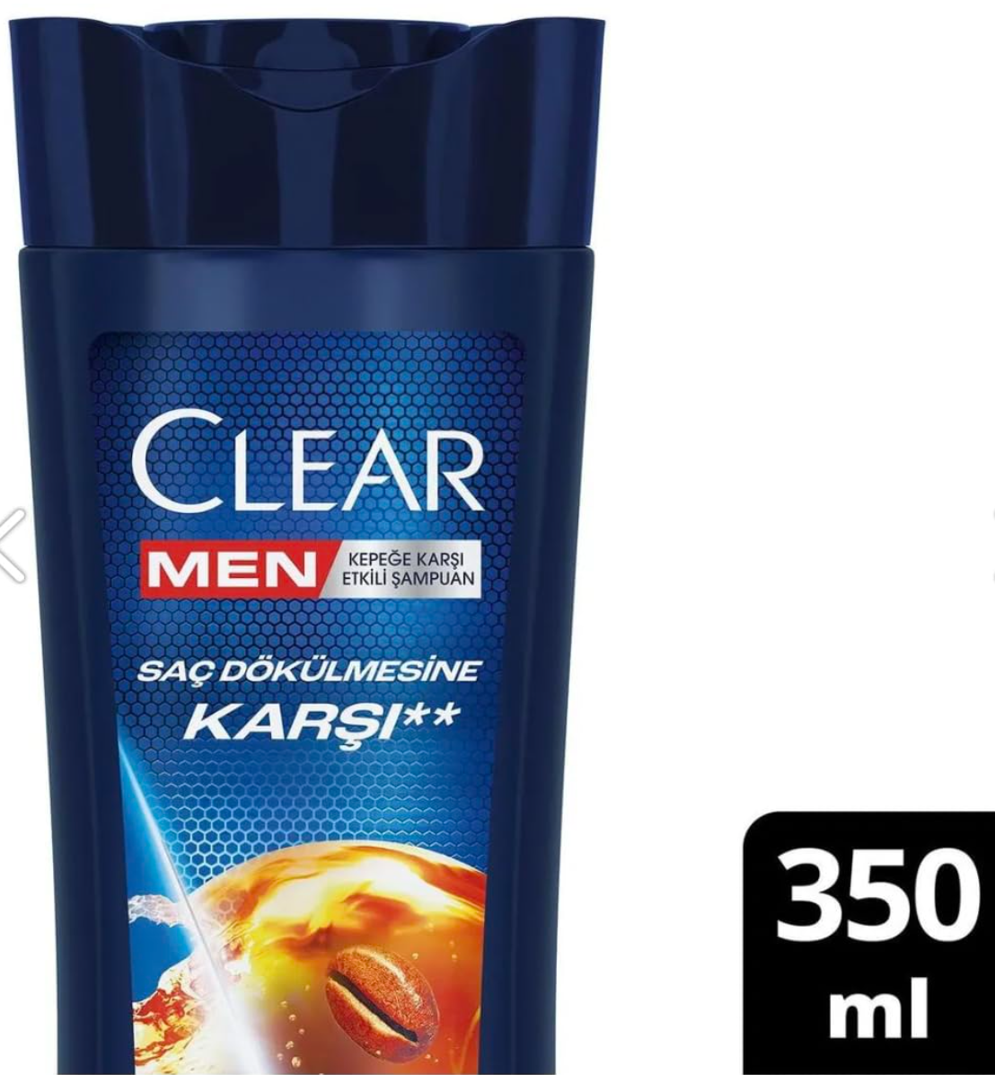 CLEAR MEN SHAMPOO 350 ML (11.8oz - Anti Hair Loss Coffee Bean Extract) x 10pcs