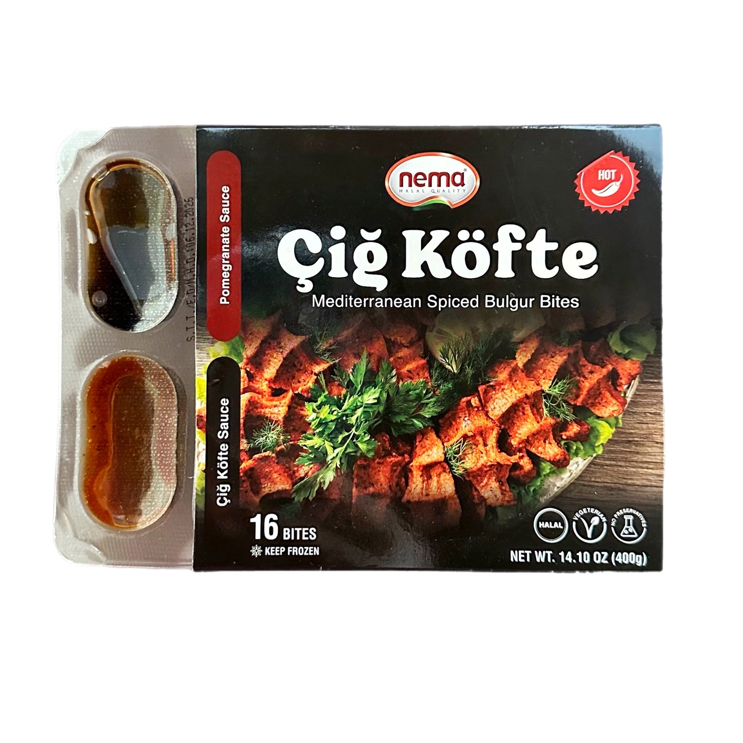 Nema Portion Packed Cig Kofte – Hot (20 x 400g) - MLN13-1