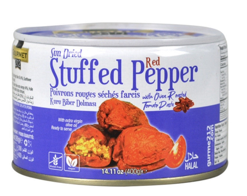 GURME212 STUFFED DRIED RED PEPPERS 14.11OZ CAN 12/CS - GUR2054