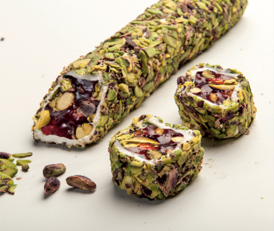 Cutted Pistachio Coated Mega Pasha With Pomegranate And Pistachio, 5kg(11lbs)/5pcs - CRS73