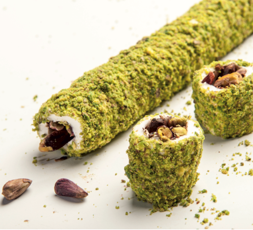 Pistachio Coated Wrapped Pasha Delight With Extra Pistachio, 5kg(11lbs)/5pcs - CRS82