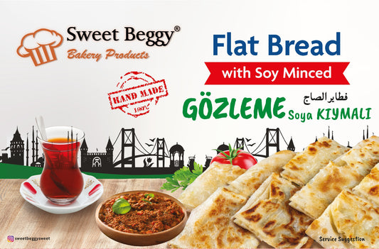 SB03 Sweet Beggy Flat Bread - Gozleme With Soya 320g1cs/12pcs